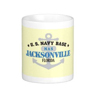 US Navy Jacksonville Base Coffee Mugs