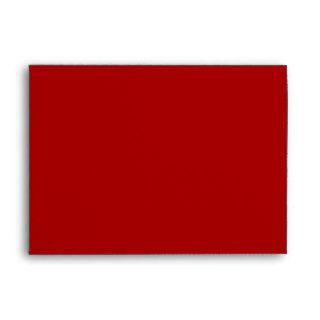 5x7 Red Outside Polka Dot Inside Envelope