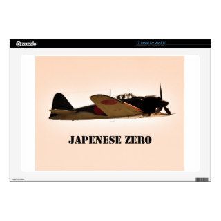 Japanese Zero World War 2 Aircraft Decals For Laptops
