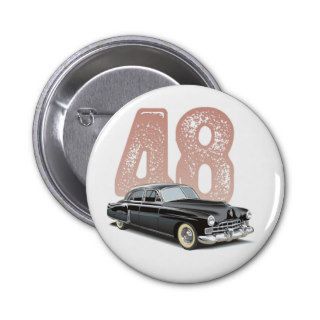 Vintage 1948 Cadillac Coupe Black classic car Pin