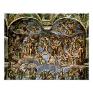 Sistine Chapel The Last Judgement, 1538 41 Poster