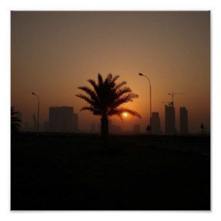 middle east sunrise print