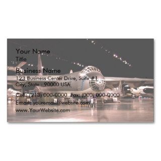 U.S Airforce plane in museum Business Card Templates