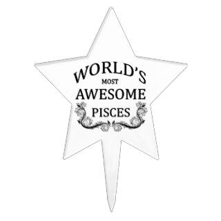 World's Most Awesome Pisces Cake Topper