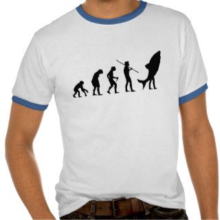 Evolution Monkey Man Land Shark Shirt