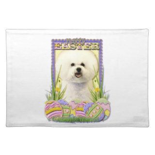 Easter Egg Cookies   Bichon Frise Placemat