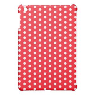 Red and White Polka Dot Pern. Spotty. Cover For The iPad Mini
