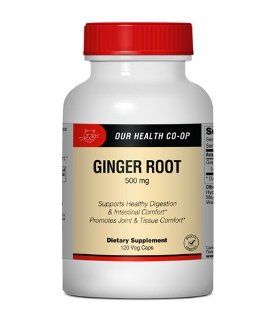 Ginger, 500mg, 120 Veg Caps Health & Personal Care