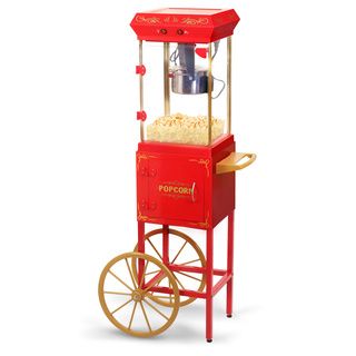 Maxi  Matic EPM 299 Red and Gold Popcorn Trolley Maxi Matic Popcorn Poppers