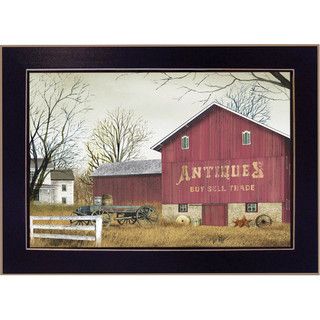 Billy Jacobs 'Antique Barn' Framed Wall Art Framed Art