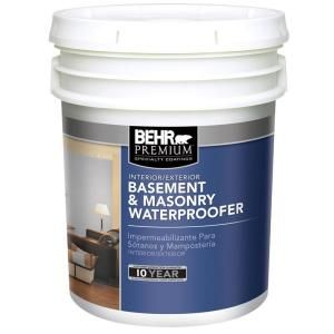 BEHR Premium 5 gal. Basement and Masonry Waterproofing Paint 87505