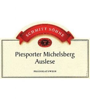 Schmitt Sohne Piesporter Michelsberg Riesling Auslese 2009 750ML Wine