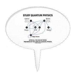 Study Quantum Physics You Can Do Things Cake Toppers