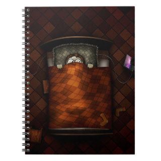 Abstract Cool Scary Bedtime Boy Journal