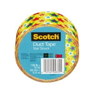 Scotch 1.88 in. x 10 yds. Star Struck Duct Tape 910 STR C