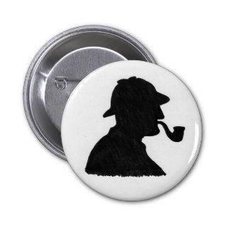 Detective Silhouette button