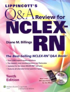 Lippincott's Q&A Review for NCLEX RN / PrepU NCLEX RN 10,000 Medical