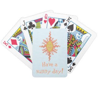 Have a Sunny Day Playing Cards