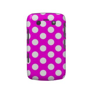 Vibrant Pink Polka Dot Blackberry Bold Case