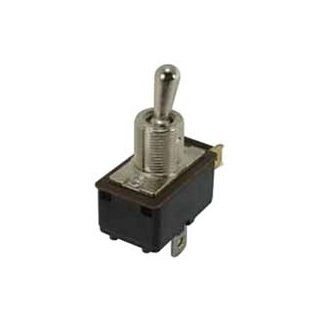 Eaton 8373K107 General Purpose Toggle Switch, AC/DC Rated, Solder Termination, DPDT Contacts, On None On Action, 0.469" Dim Bushing Length, 6A at 125VAC/VDC, 3A at 250VDC Electronic Component Toggle Switches