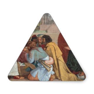 Joseph Reveals Himself to His Brothers   Cornelius Triangle Sticker