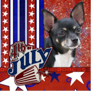 July 4th Firecracker   Chihuahua   Isabella Photo Cutout