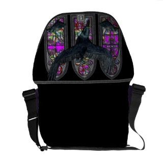 The Ravens Gothic Rickshaw Messenger Bag