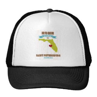 Saint Petersburg, Florida Map – Home Is Where Trucker Hat