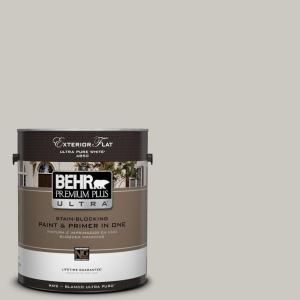 BEHR Premium Plus Ultra Home Decorators Collection 1 gal. #HDC WR14 2 Winter Haze Flat Exterior Paint 485001