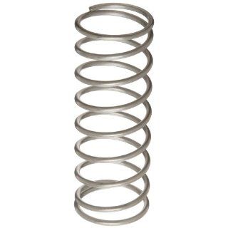 Compression Spring, 302 Stainless Steel, Inch, 1.46" OD, 0.112" Wire Size, 1.617" Compressed Length, 3" Free Length, 21.85 lbs Load Capacity, 15.83 lbs/in Spring Rate (Pack of 10)