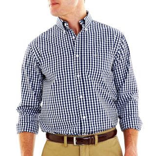 Dockers No Wrinkle Button Front Shirt, Blue, Mens