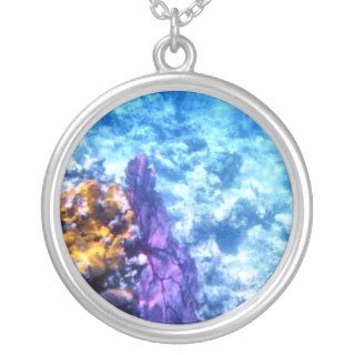 Purple Sea Fan Necklace