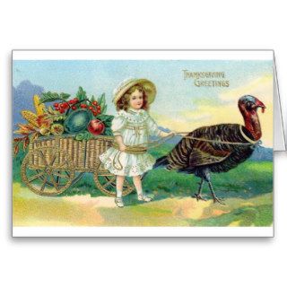 Victorian Thanksgiving Greeting Card
