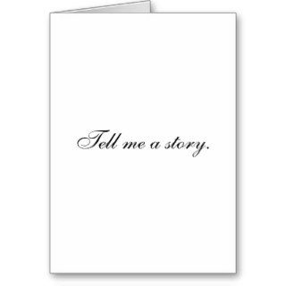 Story (H)our    Almost Blank Greeting Card