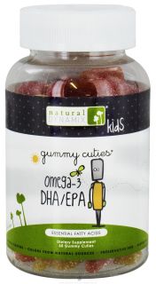 Natural Dynamix   Gummy Cuties Kids Omega 3 DHA/EPA   60 Gummies