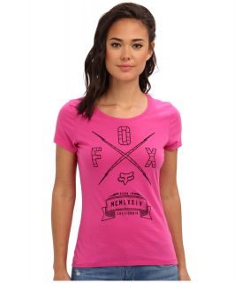 Fox Life Line Crew Womens T Shirt (Pink)
