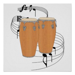 Conga Drums Print