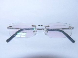 Rimless Flexible Titanium eyeglass frames F71 Gun Color Health & Personal Care