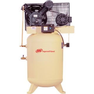 Ingersoll Rand Type 30 Reciprocating Air Compressor   10 HP, 200 Volt 3 Phase,