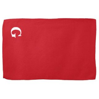 Venetian Red High End Personalizable Hand Towels