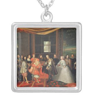 Meeting between Louis XIV  and Philippe IV Custom Jewelry