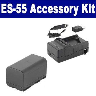 Canon ES 55 Camcorder Accessory Kit includes SDM 104 Charger, SDBP930 Battery  Digital Camera Accessory Kits  Camera & Photo