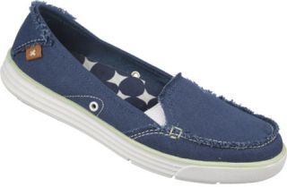 Womens Dr. Scholls Waverly   Elegant Navy Washed Canvas Slip on Shoes