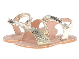 Pazitos Princess Crown Girls Shoes (Gold)