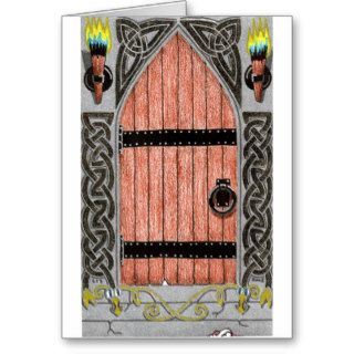 Gothic Door (color) card