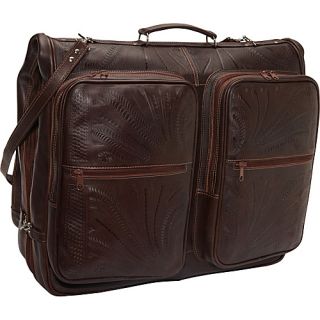 Garment Bag Brown   Ropin West Small Rolling Luggage