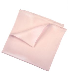 Solid Silk Pocket Square  Light Pink JoS. A. Bank