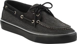Mens Sperry Top Sider Bahama 2 Eye Heavy Canvas/Leather   Black Canvas Moc Toe