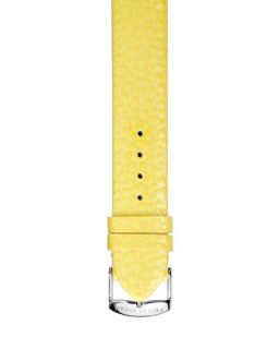 Yellow Grainy Calfskin Strap, 20mm