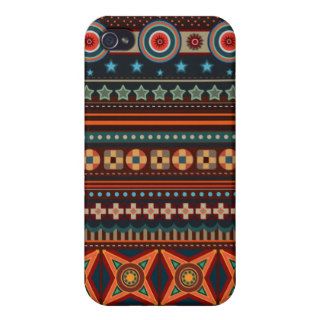 Ethnic Native American Indian Pattern iPhone 4 Cas Cases For iPhone 4